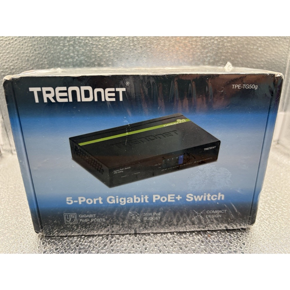 Trendnet TPE-TG50G /A POE+ 5 Port Gigabit Switch